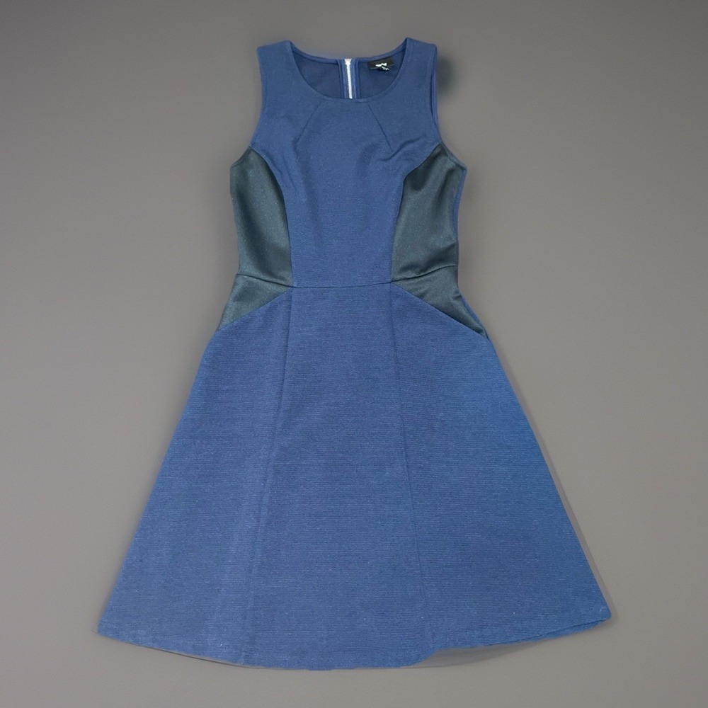 Mossimo Supply Co. Navy Black Sleeveless Fit Flare Dress NWT - Size XS